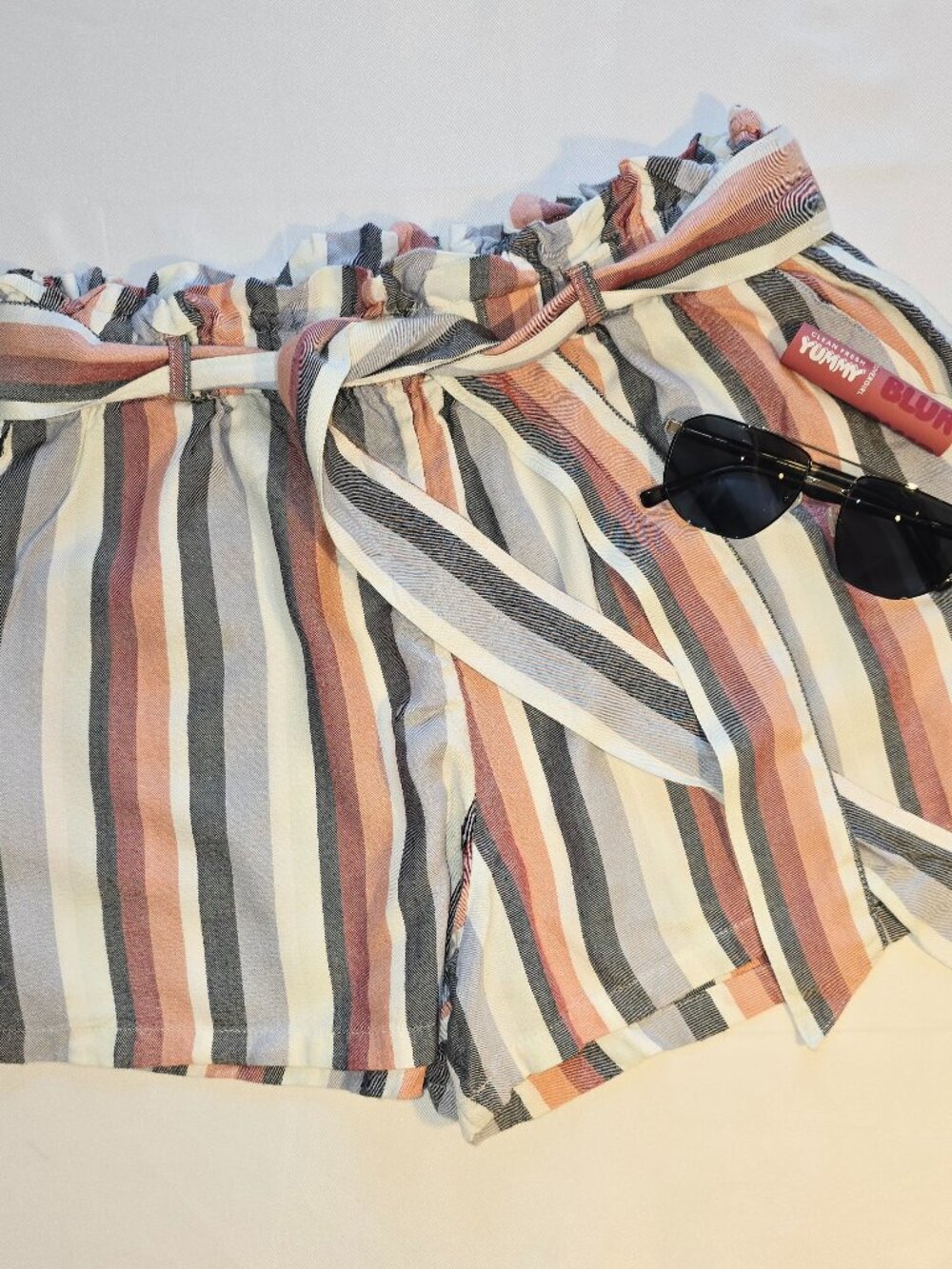 Hollister medium striped summer shorts